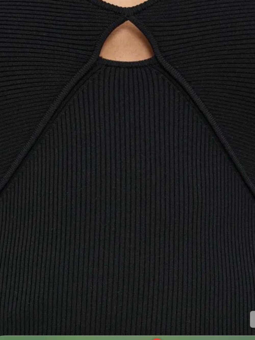 NWT Rails Raquel Dress Bodice Keyhole - Black Ivory - S - Picture 5 of 9